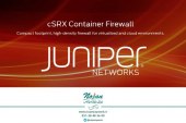 بررسی قابلیت های فایروال‌های Juniper سری cSRX